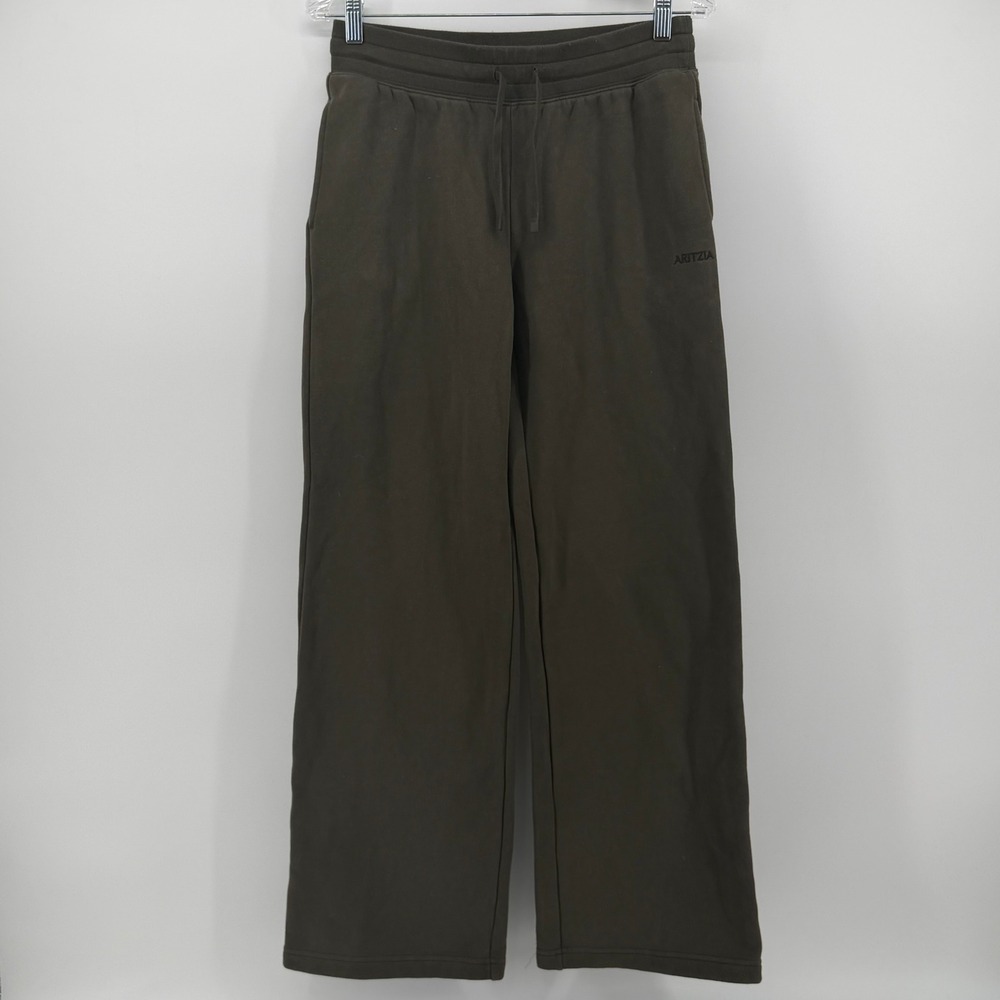 Aritzia Olive Green Track Pants